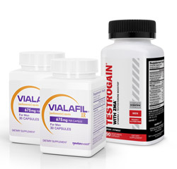 TESTROGAIN (With ZMA) + 2 FREE VIALAFIL XR VALUE PACK